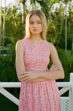 Suzie Floral Ribbon Emily Dress